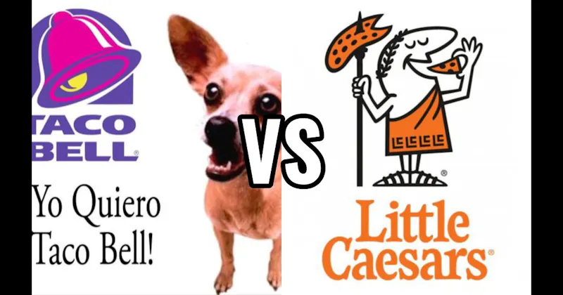Little Caesar vs. Taco Bell Chihuahua (Taco Bell)