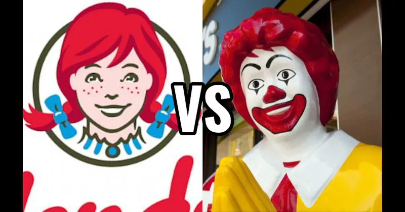 Ronald McDonald (McDonald’s) vs. Wendy (Wendy’s)