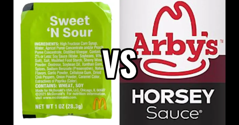 Arby’s Horsey Sauce (Arby’s) vs. McDonald’s Sweet ‘N Sour Sauce (McDonald’s)