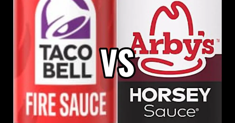 Arby’s Horsey Sauce (Arby’s) vs. Taco Bell Fire Sauce (Taco Bell)