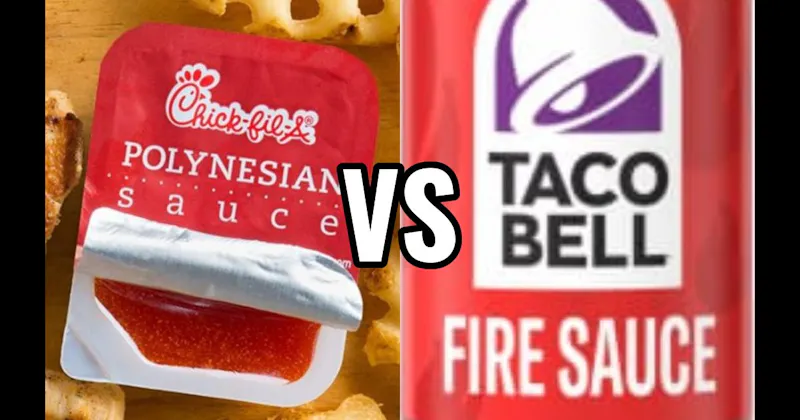 Chick-fil-A Polynesian Sauce (Chick-fil-A) vs. Taco Bell Fire Sauce (Taco Bell)