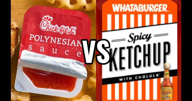Chick-fil-A Polynesian Sauce (Chick-fil-A) vs. Whataburger Spicy Ketchup (Whataburger)