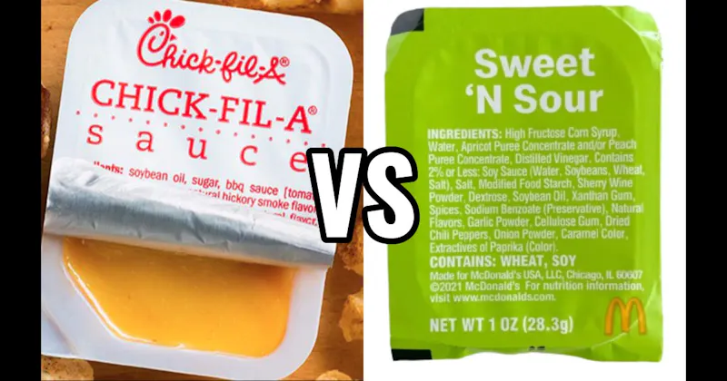 Chick-fil-A Sauce (Chick-fil-A) vs. McDonald’s Sweet ‘N Sour Sauce (McDonald’s)