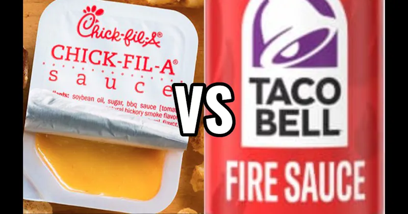 Chick-fil-A Sauce (Chick-fil-A) vs. Taco Bell Fire Sauce (Taco Bell)