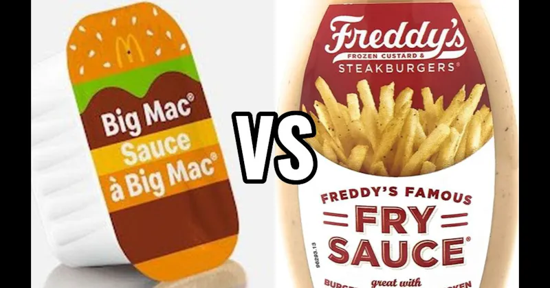 Freddy’s Fry Sauce (Freddy’s) vs. McDonald’s Big Mac Sauce (McDonald’s)