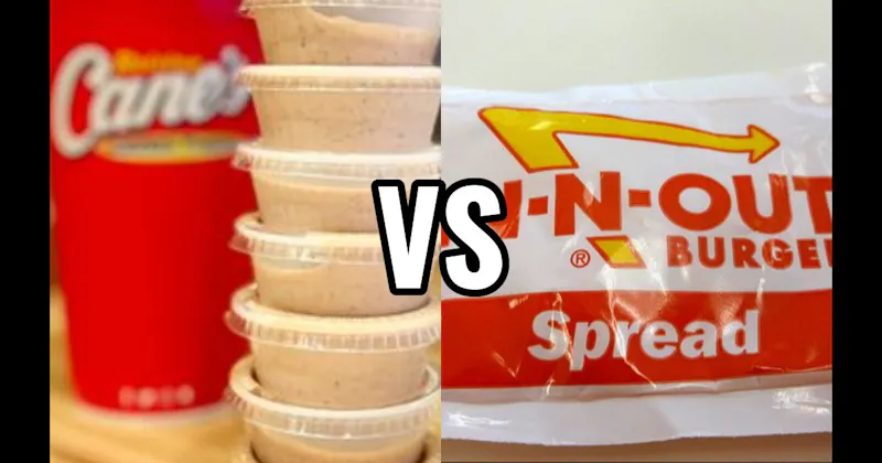 In-N-Out Spread (In-N-Out) vs. Raising Cane’s Sauce (Raising Cane’s)