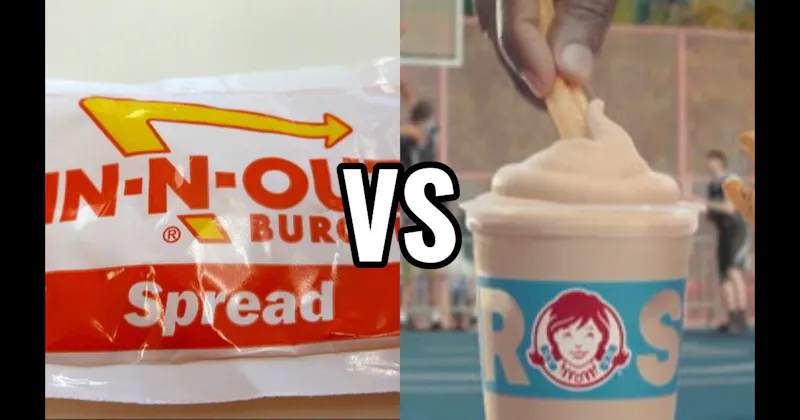 In-N-Out Spread (In-N-Out) vs. Wendy’s Frosty (Wendy’s)