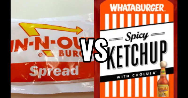 In-N-Out Spread (In-N-Out) vs. Whataburger Spicy Ketchup (Whataburger)