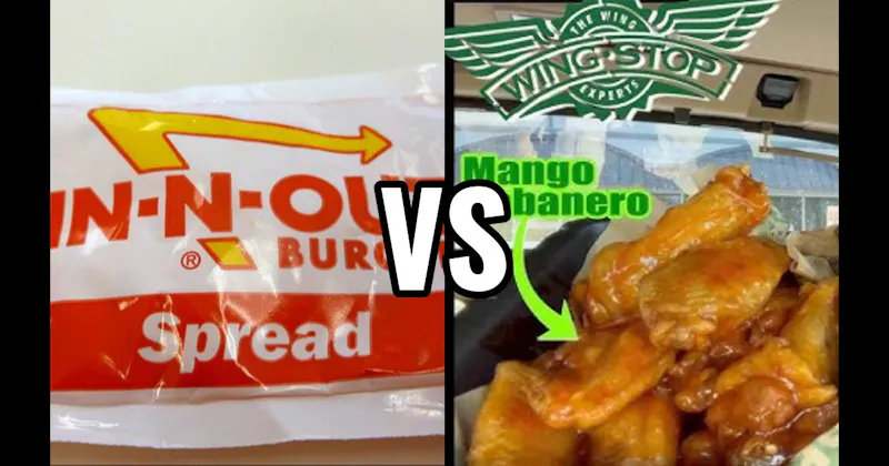 In-N-Out Spread (In-N-Out) vs. Wingstop Mango Habanero (Wingstop)