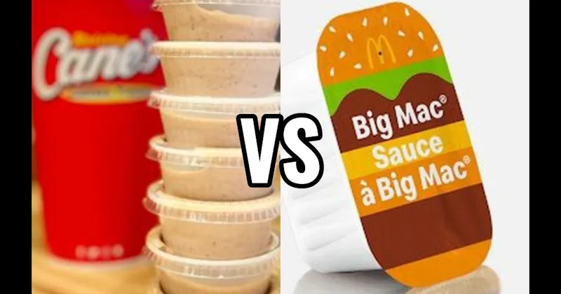 McDonald’s Big Mac Sauce (McDonald’s) vs. Raising Cane’s Sauce (Raising Cane’s)