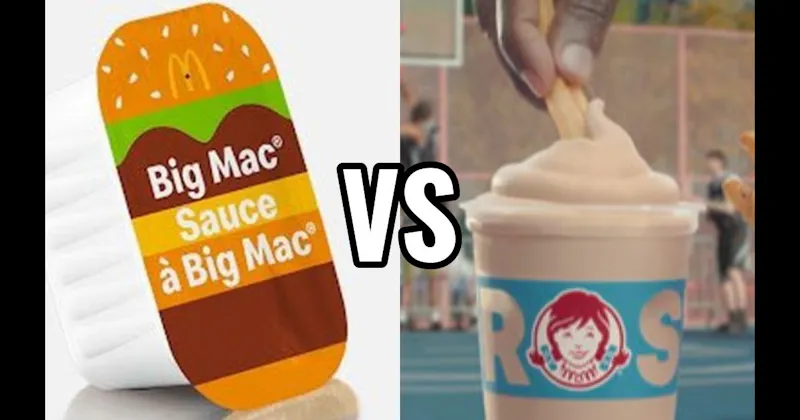McDonald’s Big Mac Sauce (McDonald’s) vs. Wendy’s Frosty (Wendy’s)