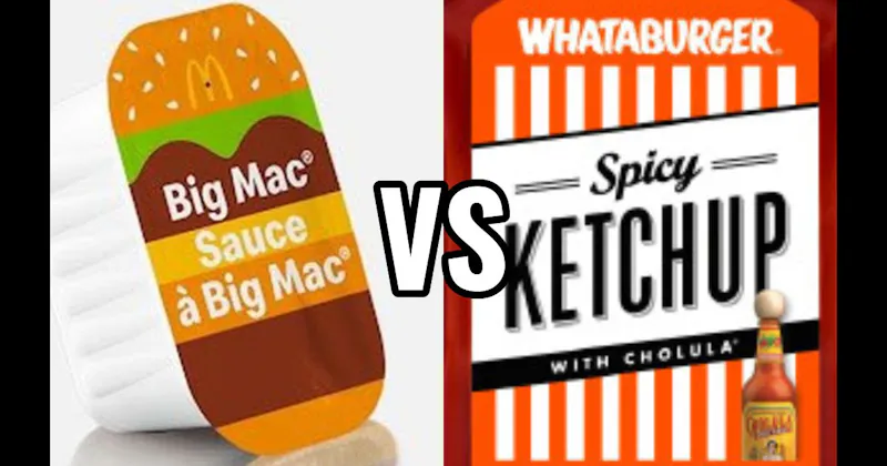 McDonald’s Big Mac Sauce (McDonald’s) vs. Whataburger Spicy Ketchup (Whataburger)