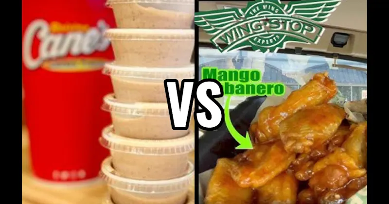Raising Cane’s Sauce (Raising Cane’s) vs. Wingstop Mango Habanero (Wingstop)