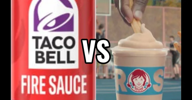 Taco Bell Fire Sauce (Taco Bell) vs. Wendy’s Frosty (Wendy’s)