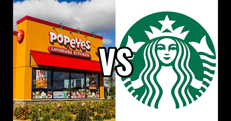 Popeyes vs. Starbucks