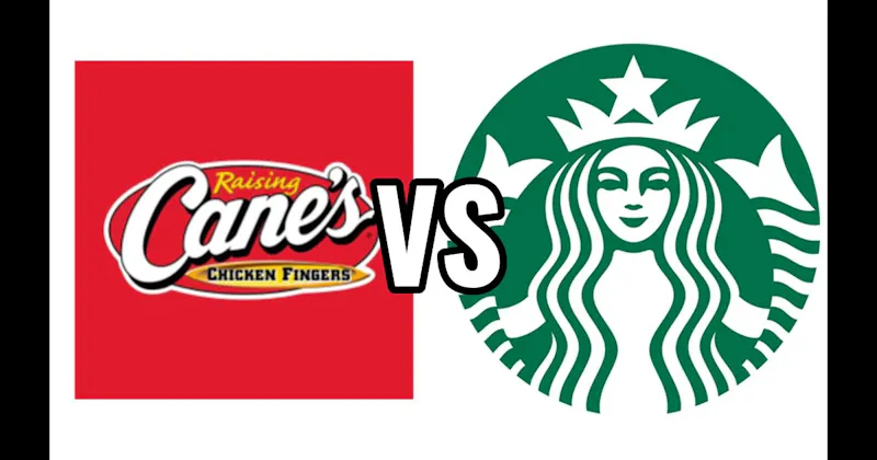 Raising Cane’s vs. Starbucks