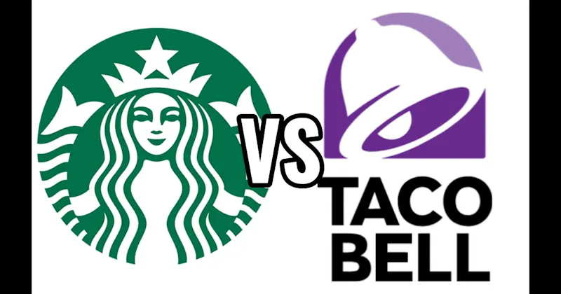 Starbucks vs. Taco Bell