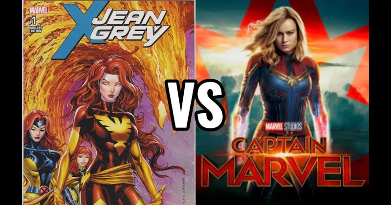 Captain Marvel vs. Jean Grey