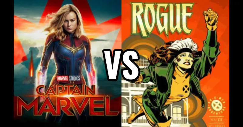 Captain Marvel vs. Rogue