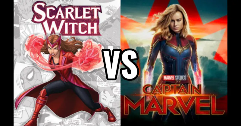 Captain Marvel vs. Scarlet Witch