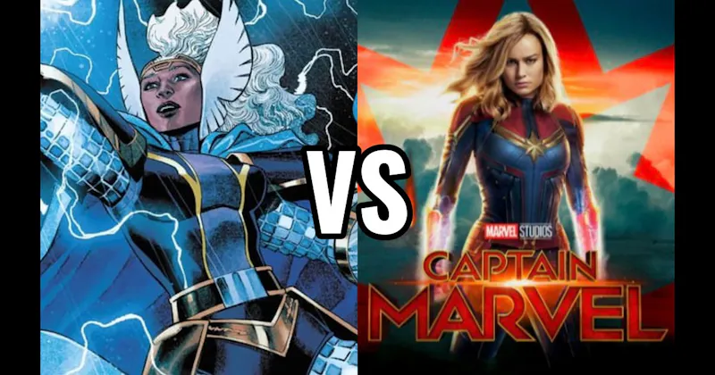 Captain Marvel vs. Storm