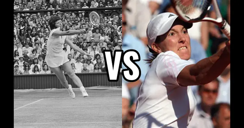 Billie Jean King vs. Justine Henin