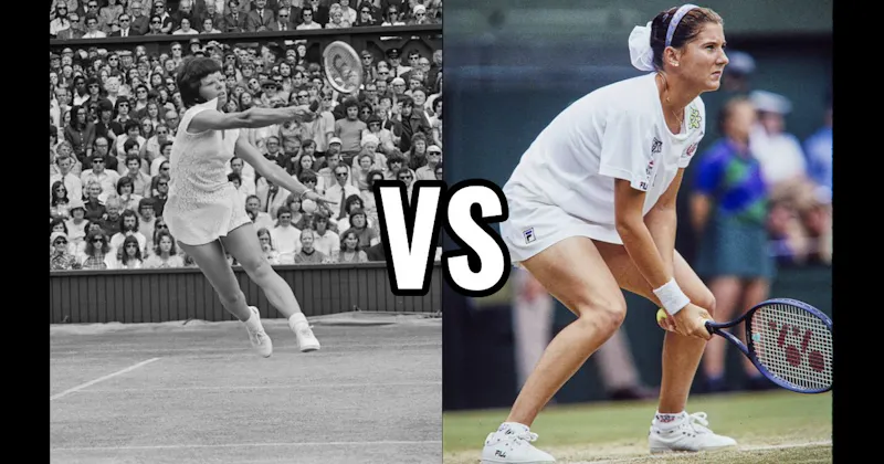 Billie Jean King vs. Monica Seles