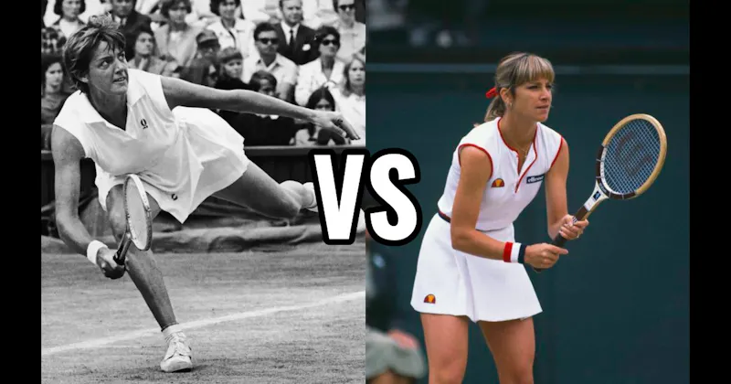 Chris Evert vs. Margaret Court