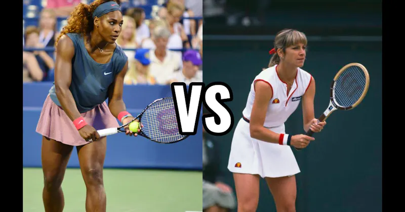 Chris Evert vs. Serena Williams