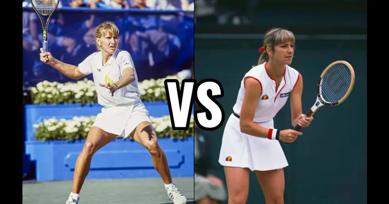 Chris Evert vs. Steffi Graf