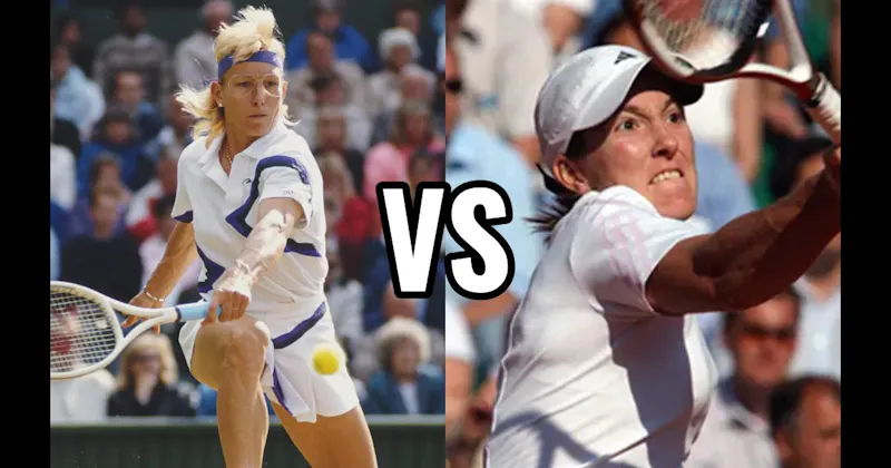 Justine Henin vs. Martina Navratilova