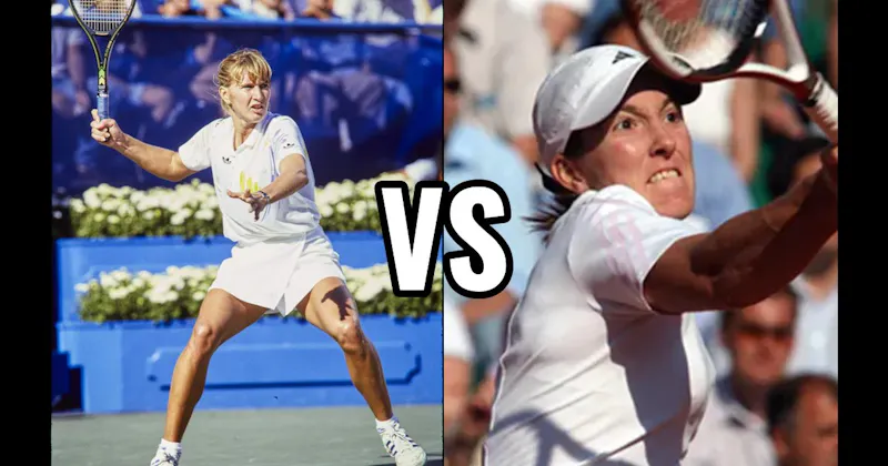 Justine Henin vs. Steffi Graf