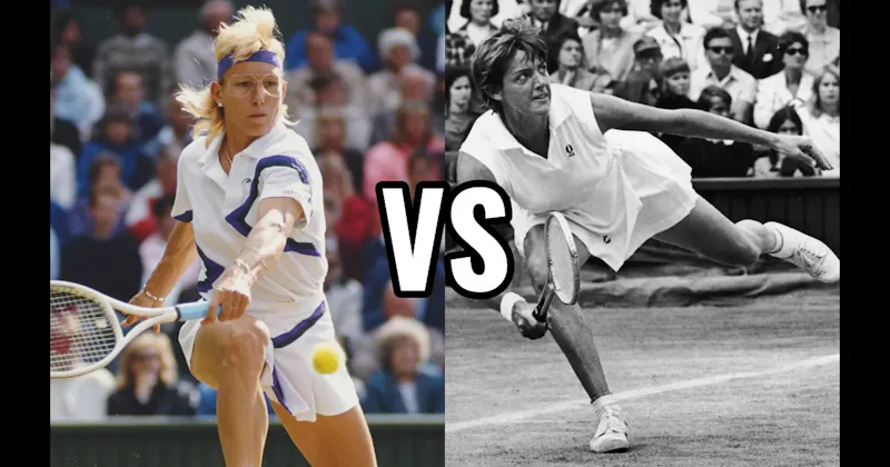 Margaret Court vs. Martina Navratilova