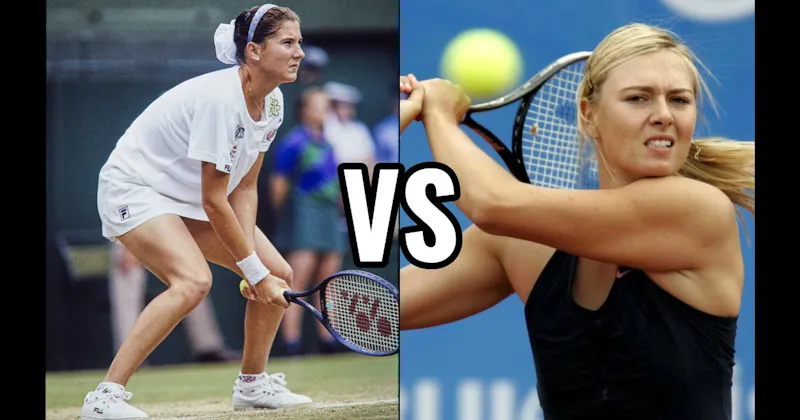 Maria Sharapova vs. Monica Seles