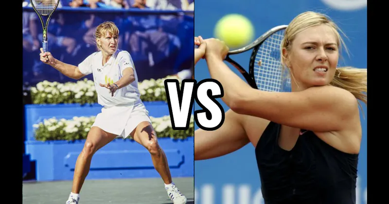 Maria Sharapova vs. Steffi Graf
