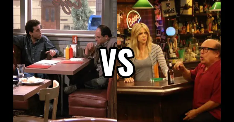 Monk’s Café (Seinfeld) vs. Paddy’s Pub (It’s Always Sunny in Philadelphia)