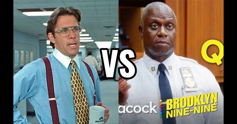 Bill Lumbergh (Office Space) vs. Captain Raymond Holt (Brooklyn Nine-Nine)