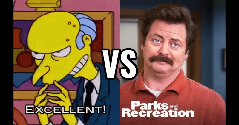 Mr. Burns (The Simpsons) vs. Ron Swanson (Parks and Recreation)