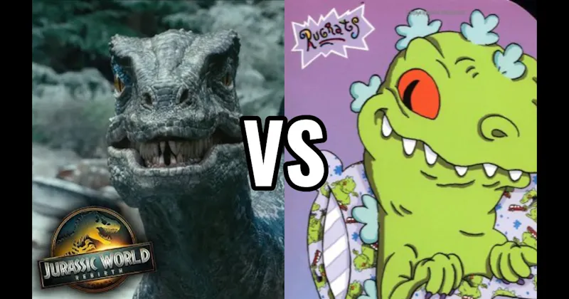Reptar (Rugrats) vs. Rexy (Jurassic Park)