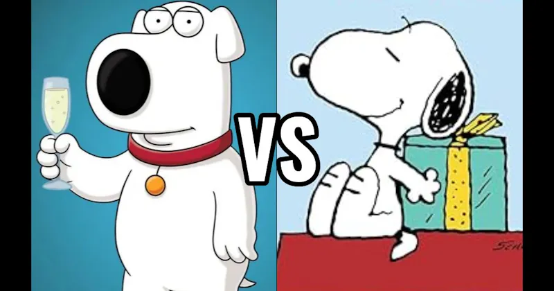 Brian Griffin (Family Guy) vs. Snoopy (Peanuts)