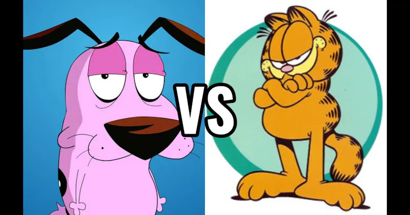 Courage the Cowardly Dog vs. Garfield (Garfield)