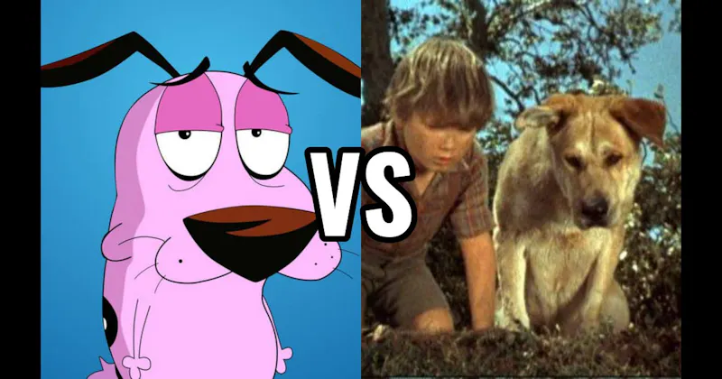 Courage the Cowardly Dog vs. Old Yeller (Old Yeller)
