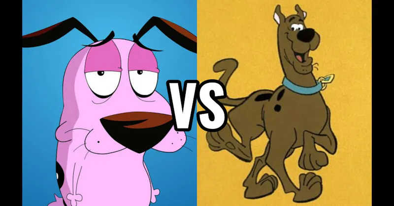 Courage the Cowardly Dog vs. Scooby-Doo (Scooby-Doo)