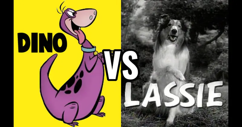 Dino (The Flintstones) vs. Lassie (Lassie)
