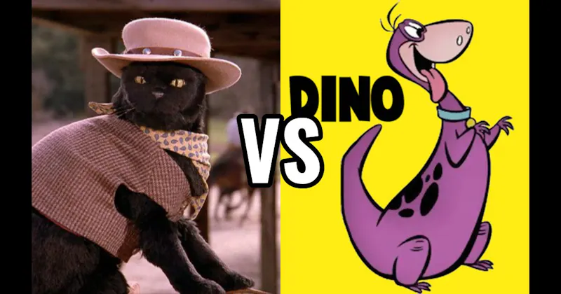 Dino (The Flintstones) vs. Salem Saberhagen (Sabrina the Teenage Witch)