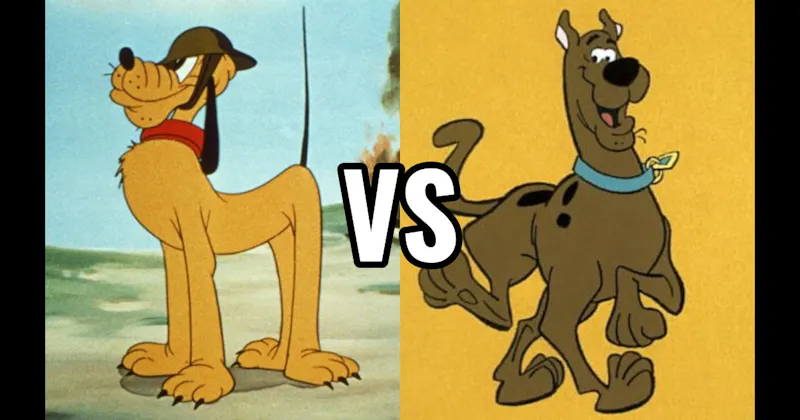 Pluto (Disney) vs. Scooby-Doo (Scooby-Doo)