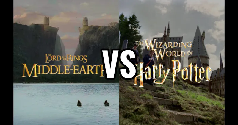 Middle-earth (Lord of the Rings) vs. Wizarding World (Harry Potter)