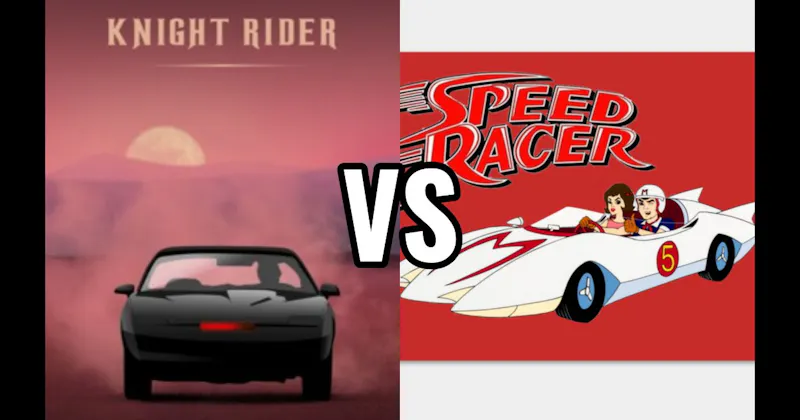 K.I.T.T. (Knight Rider) vs. Mach 5 (Speed Racer)