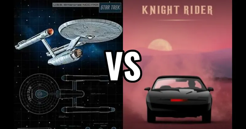 K.I.T.T. (Knight Rider) vs. USS Enterprise (Star Trek)