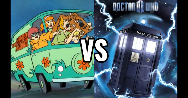 Mystery Machine (Scooby-Doo) vs. TARDIS (Doctor Who)